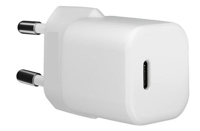 USB-C™  Hurtig lader  nano (20 W) hvid