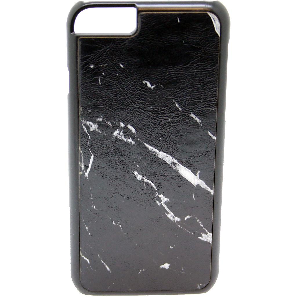 IPHONE 6/6S sort marmor bagcover