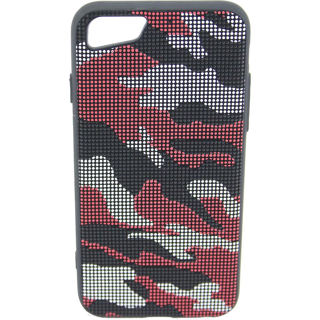 IPHONE 6/6S rød camouflage bagcover