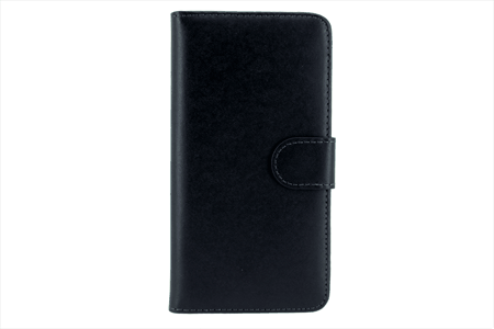 810027 IPHONE 6/6S sort flipcover ægte læder