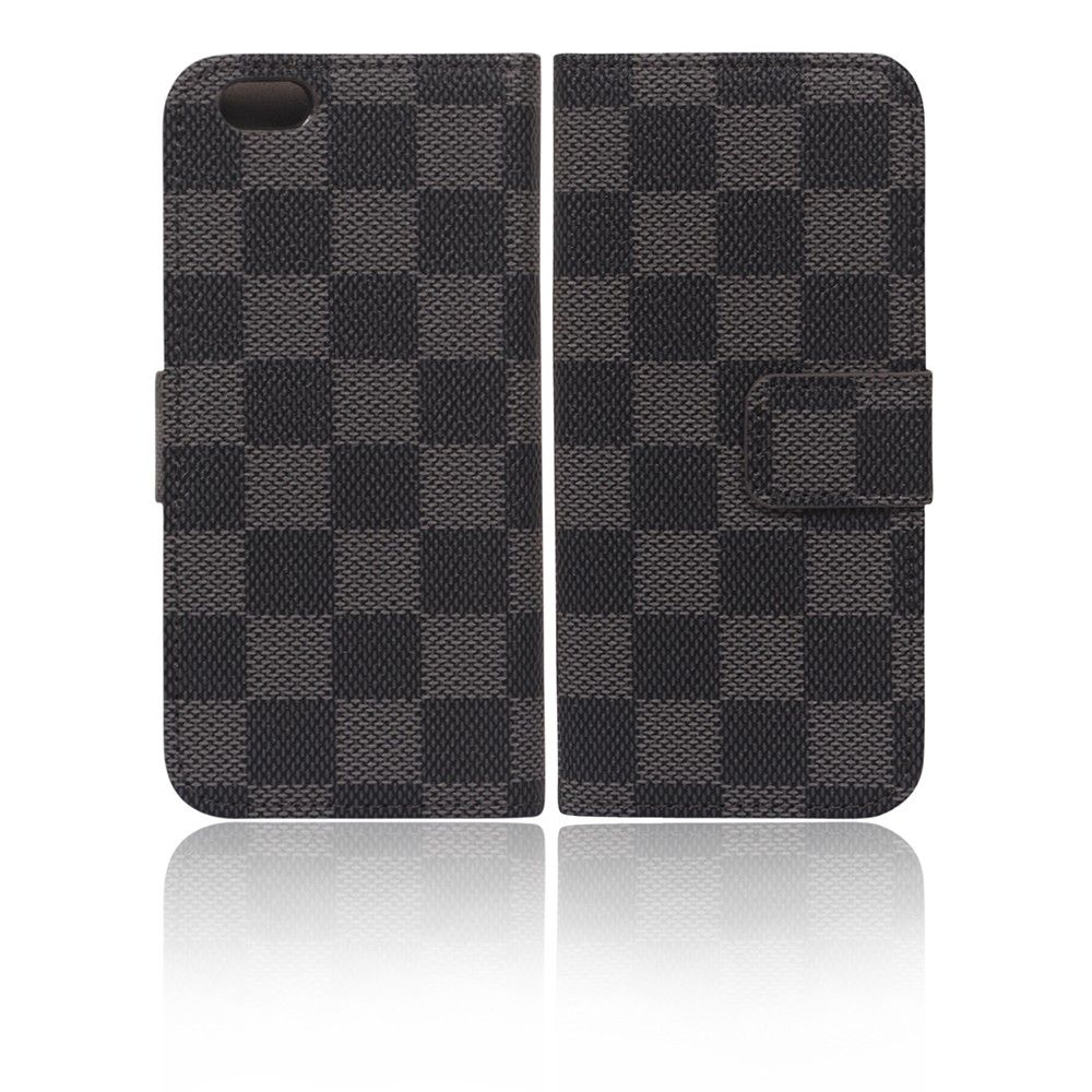 IPHONE 6/6S cover Sort ternet med klap
