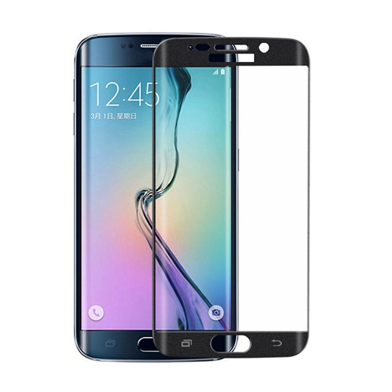 Samsung S7 EDGE 3 D Panser-hærdet glas beskyttelse