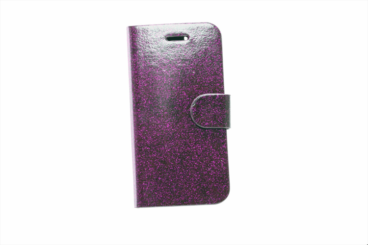 806047 IPHONE 5, 5S, 5SE Dyb rød glimmer med sort inderside