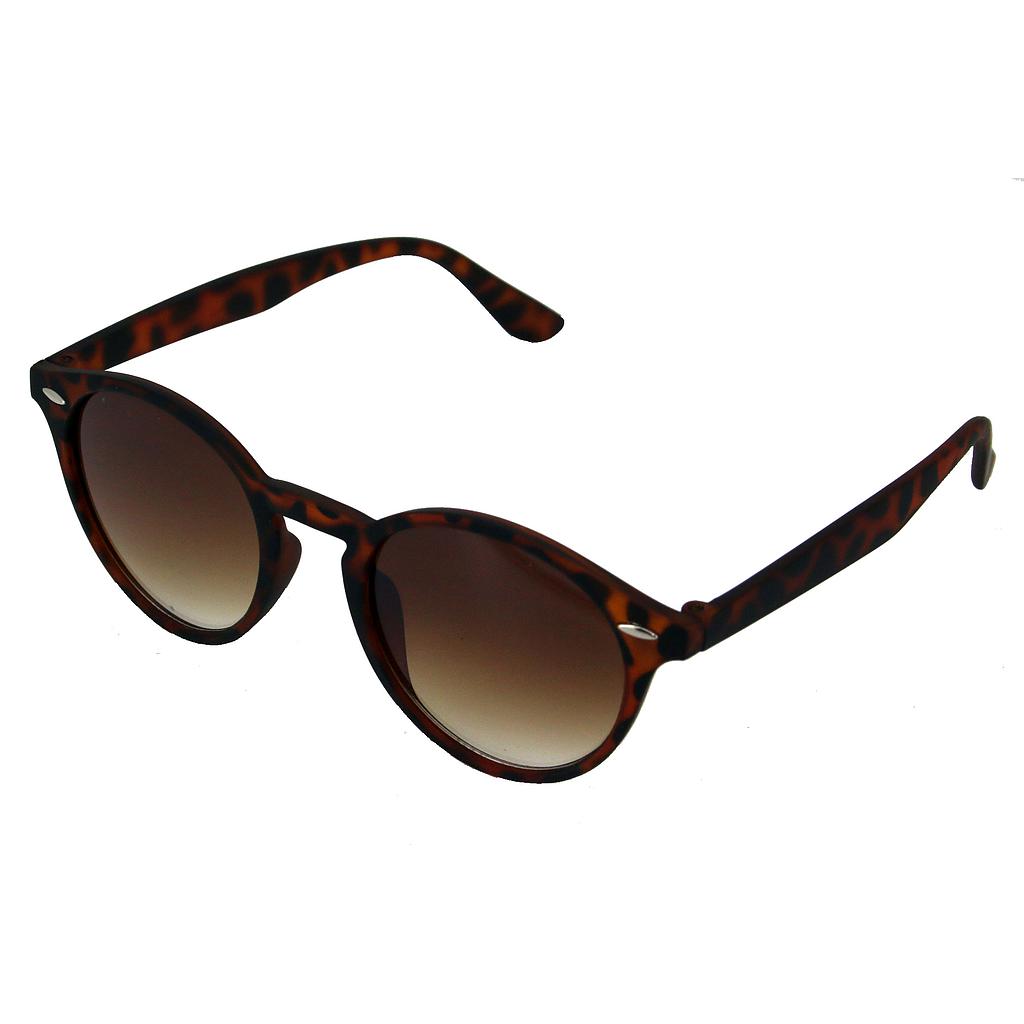 Dame solbrille mat leopard med brune glas
