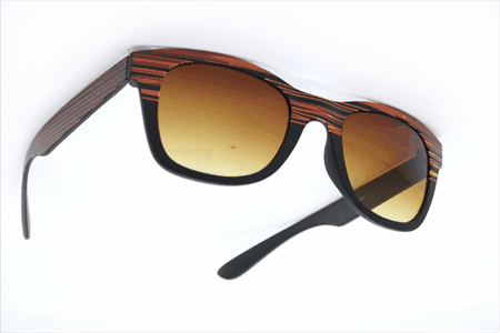 Mat sort solbrille laser graveret