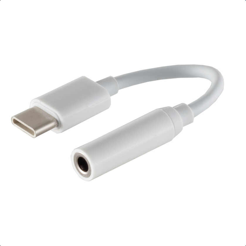 Android USB C lydadapter til 3,5 mm minijack