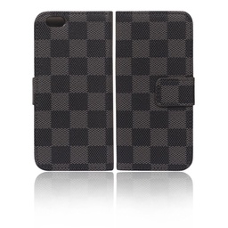 [810004] IPHONE 6/6S cover Sort ternet med klap