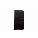 [806055] Iphone 5, 5S, 5SE Brun flipcover ægte læder