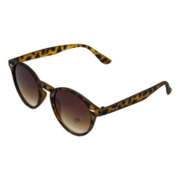 [404160-40409] Dame solbrille mat leopard med brune glas