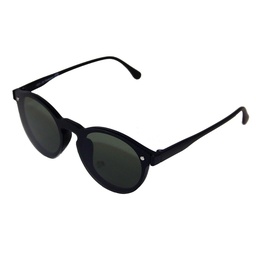 [404151-40418] Dame solbrille mat sort med grønne glas