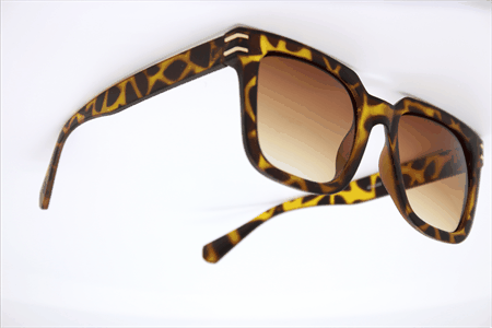 [404069] Mat leopard brille gummi belagt
