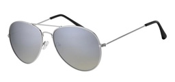 [404267-30137] Sølv aviator med sølv spejl glas